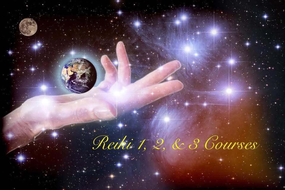 Reiki 1, 2 and 3 courses promotional image supplied by Healthy Harmony